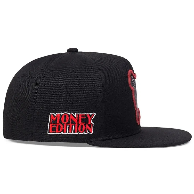 New Snapback Hip Hop Hats Fashion Characte Embroidered Baseball Cap Men
