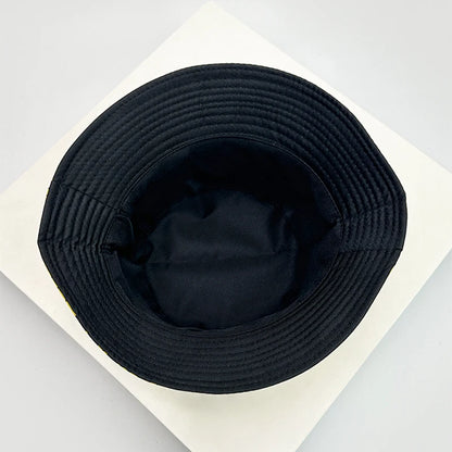 Print Yellow Duck Bucket Hats Sunshade Double Sided Wearable New Unisex Fashion