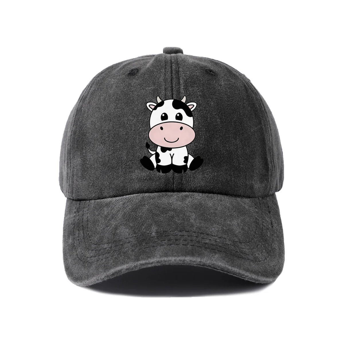 Cute Animal And Love Art Graphic Vintage Washed Baseball Cap