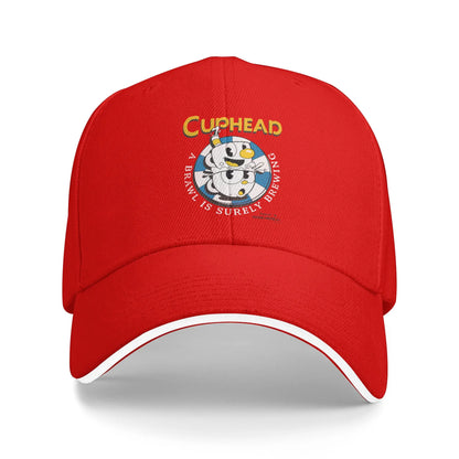 Cuphead A Brawl is Surely Brewing Baseball Cap