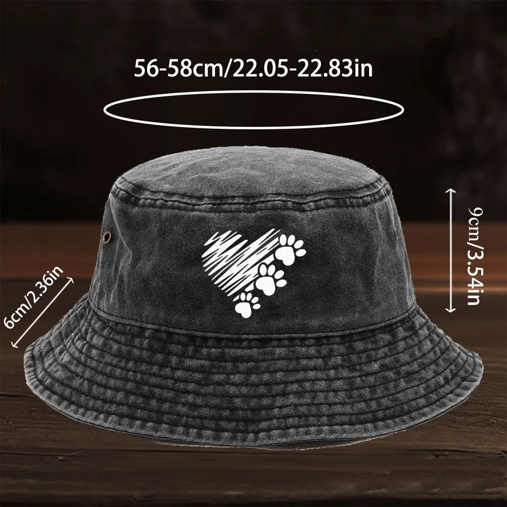 Foldable Washed Fisherman Hat Bucket Hat