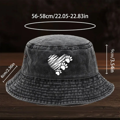 Foldable Washed Fisherman Hat Bucket Hat