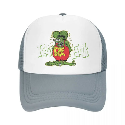 Custom Fashion Unisex Anime Cartoon Rat Fink Baseball Cap