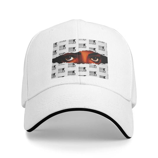 MJ King Of Pop Sandwich Hat Adult Fitted Baseball Caps