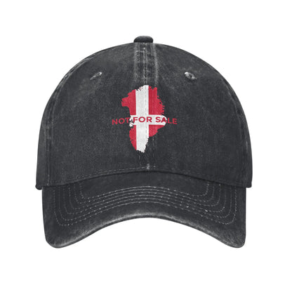 Greenland Is Not For Sale Baseball Cap Merch For Men Women