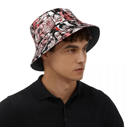 Japanese Anime Bucket Hats Merchandise One Piece