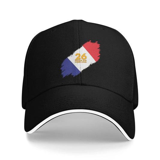 France Football Dream Big Cheer Loud Baseball Cap