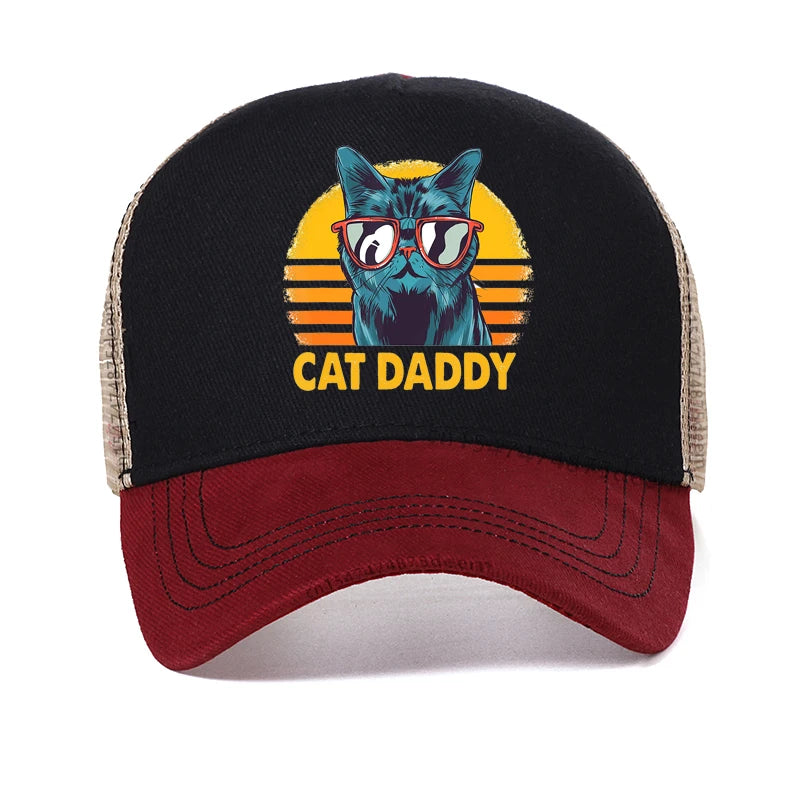 Pew Pew Madafakas Hat Men Novelty Funny Cat Baseball Caps
