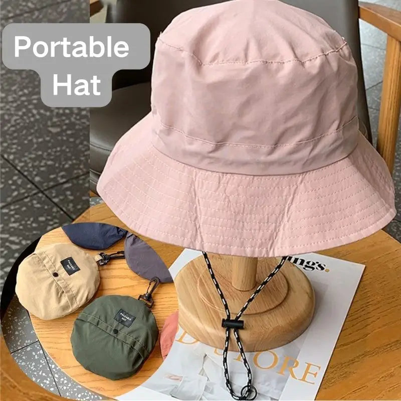 Bucket Hat Summer Camping Hiking Cap Quick-Drying Fisherman Hat