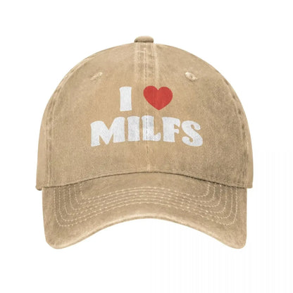 Fashion I Love Milfs Baseball Cap