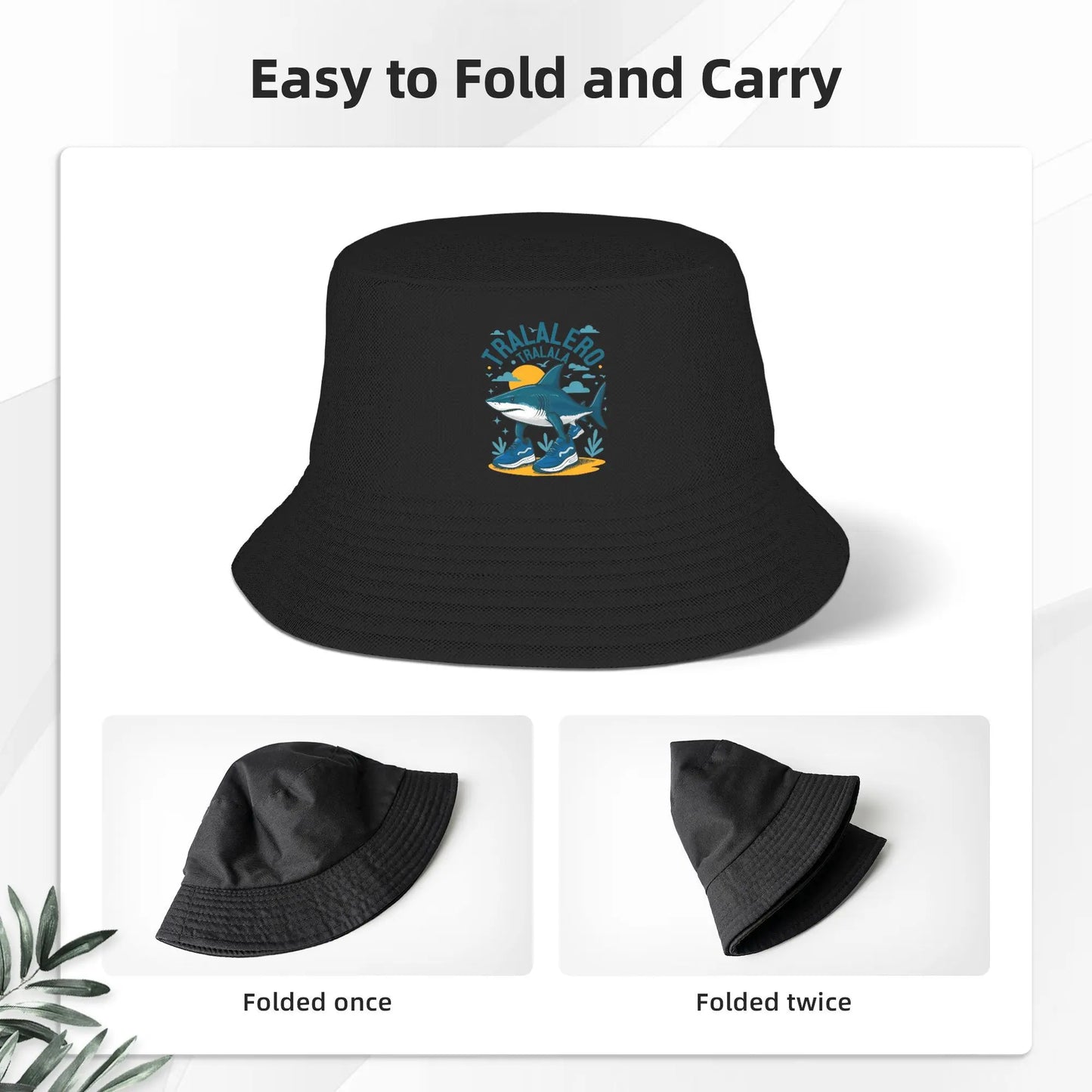 Stylish Tralalero Tralala Italian Brainrot Memes Bucket Hat
