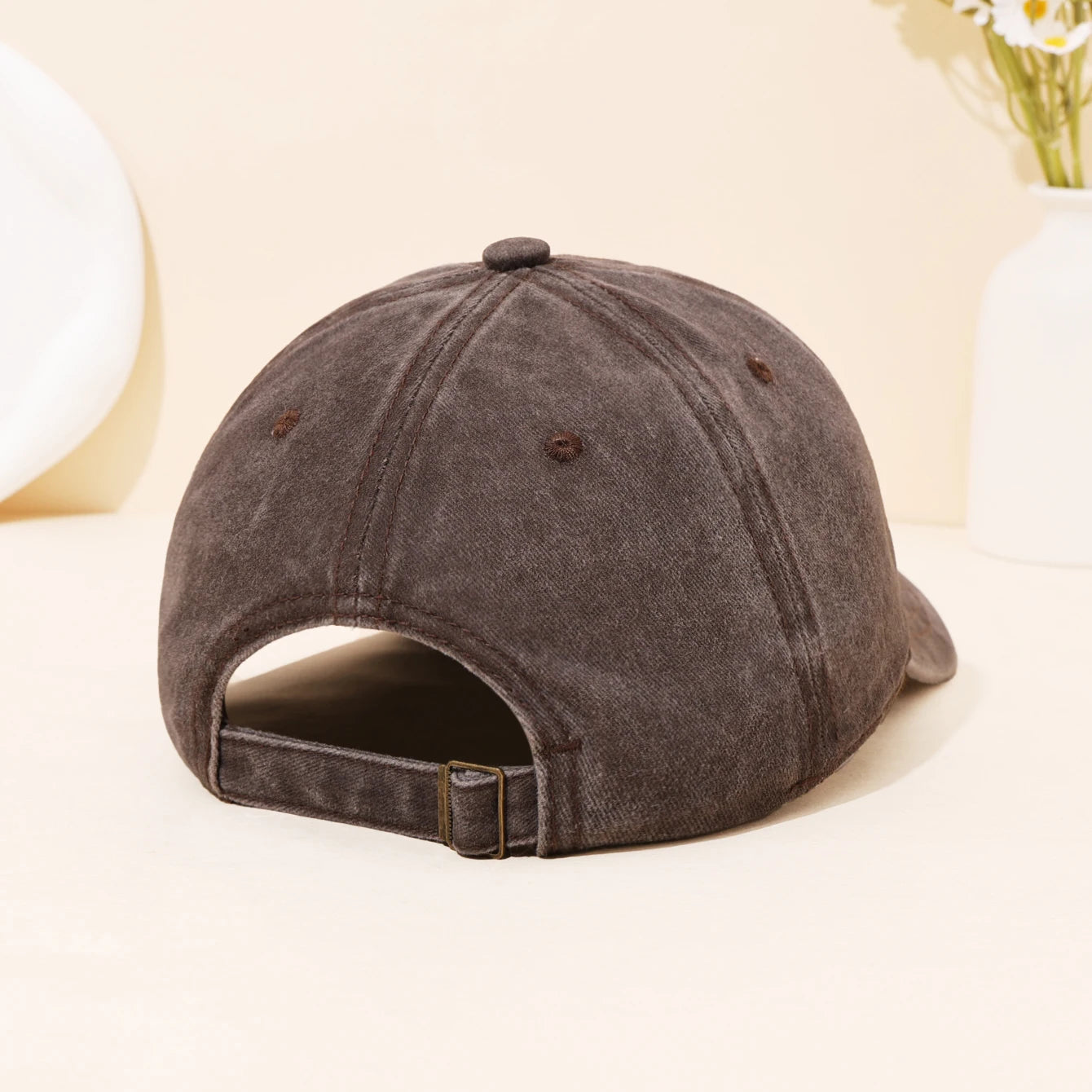 Fashionable Retro Washed Mountain Embroidered Duckbill Cap Baseball Cap For Sports