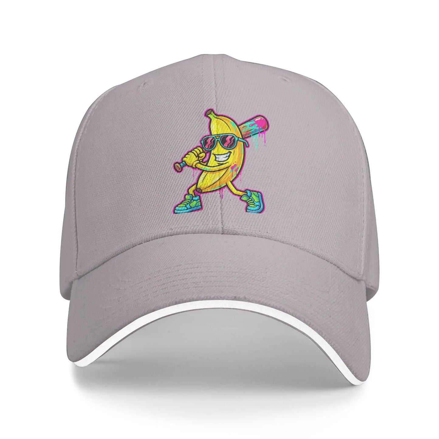 Banana Funny Baseball Drip Ice Cream Casual Baseball Cap