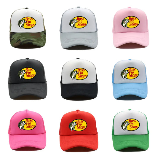 Fashion Fish Trucker Caps Men Funny Fishing Printing Hat Baseball Cap