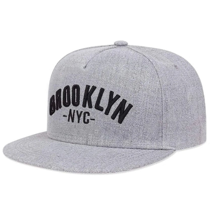 Unisex Brooklyn Embroidery Hip-hop Hats Baseball Caps Snapback Caps