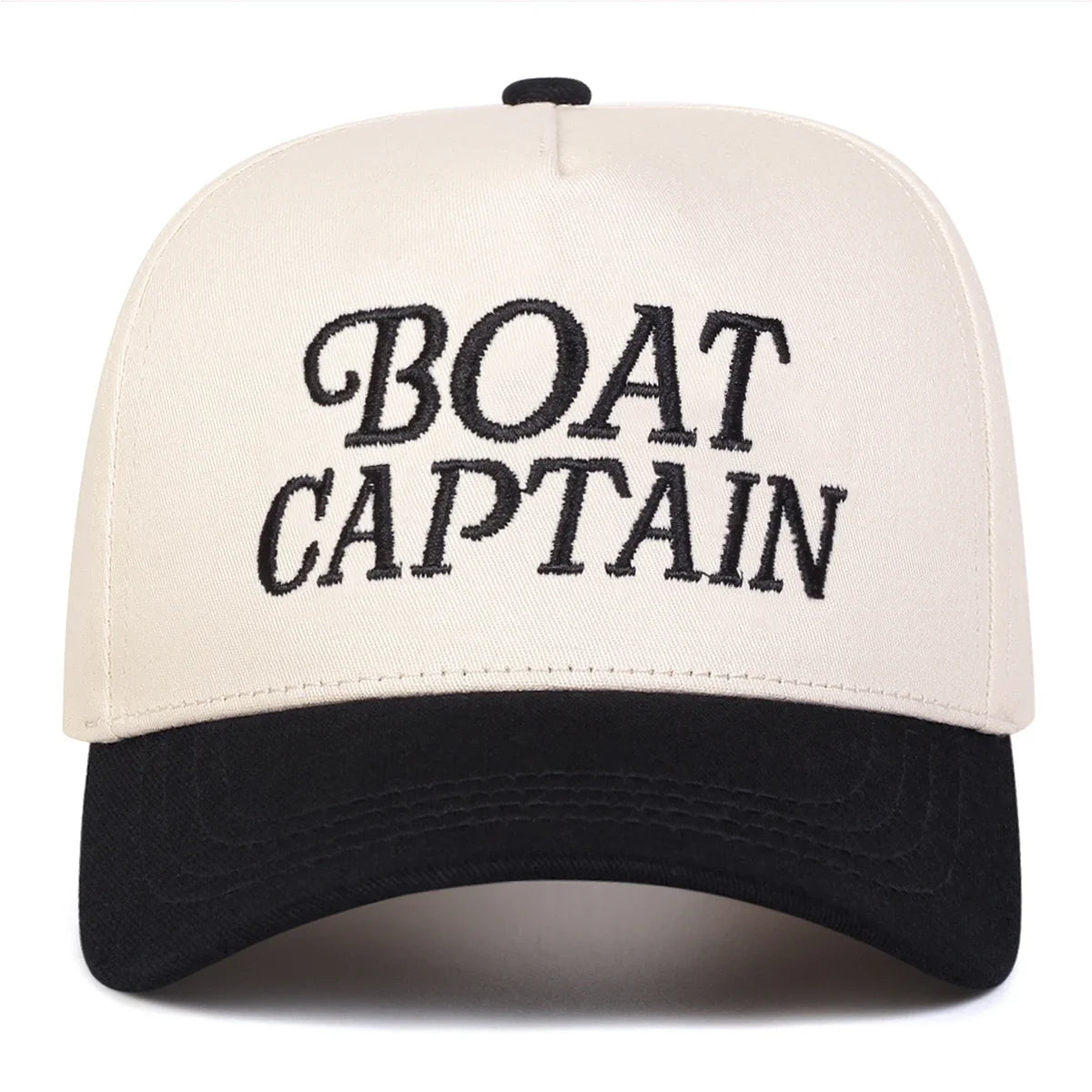 BOAT CAPTAIN Letter Embroidery Baseball Caps