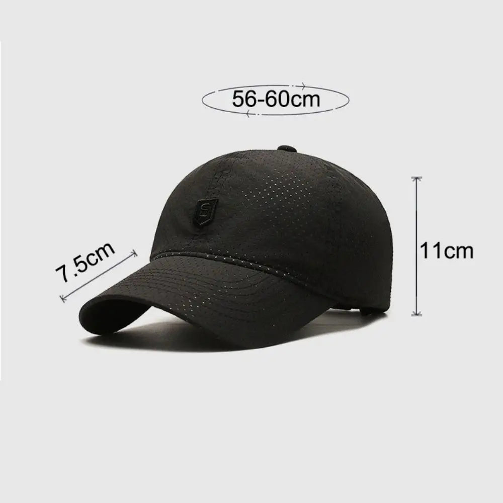 Breathable Perforated Quick-Drying Hat Baseball Cap