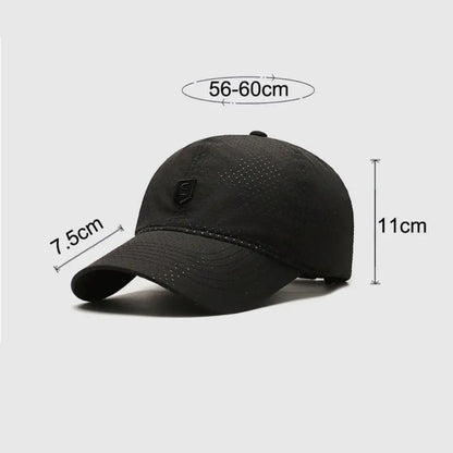Breathable Perforated Quick-Drying Hat Baseball Cap