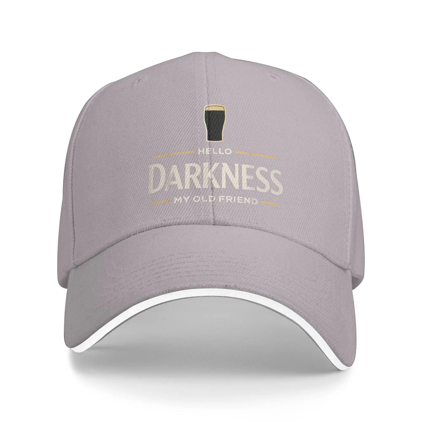 Adult St Paddys Day Hello Darkness My Old Friend Baseball Cap