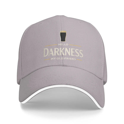 Adult St Paddys Day Hello Darkness My Old Friend Baseball Cap