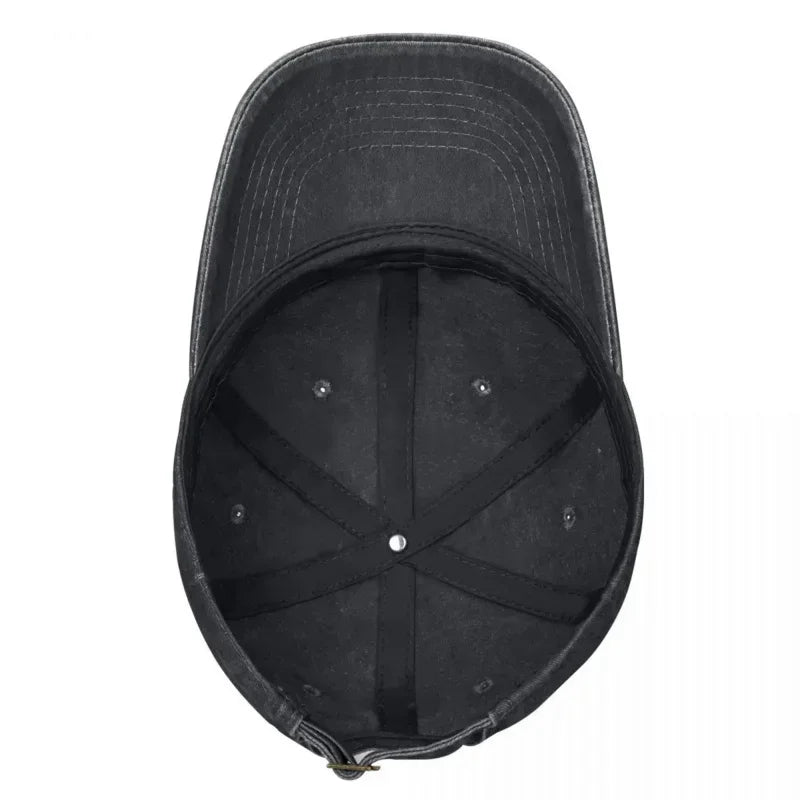 Y2K Stars Treks Baseball Caps Retro Distressed Washed