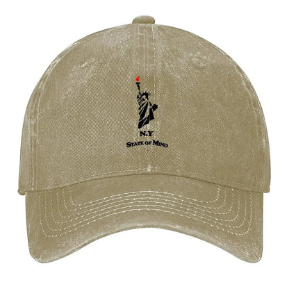 New N.Y State of Mind - New York - Statue of Liberty Baseball Cap