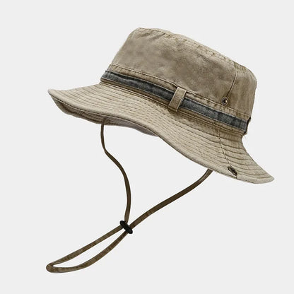 Four Seasons Cotton Solid Bucket Hat