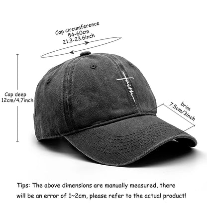 Faith Print Baseball Cap