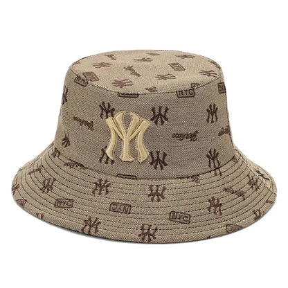 Unisex Letter Embroidery Fisherman Hat Women