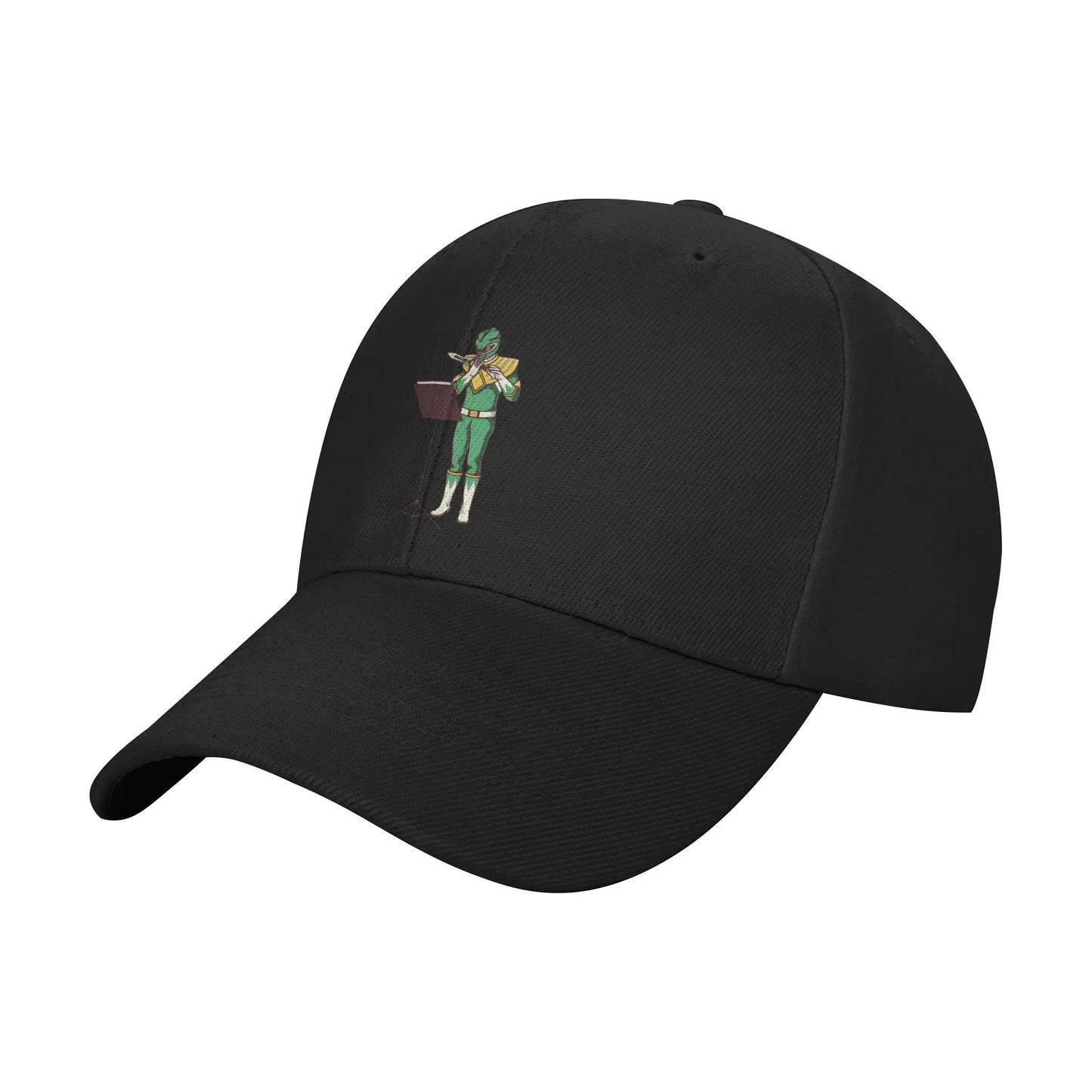 Black Power Rangers Morphin Coin Hat Baseball Caps