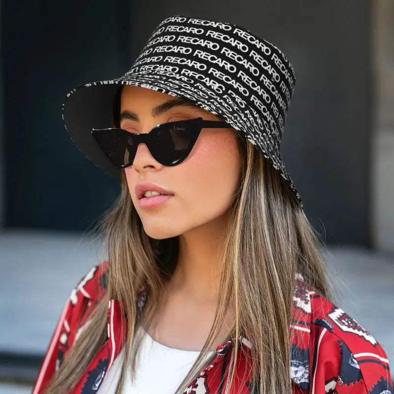 Custom Recaros Logo Print Bucket Hat