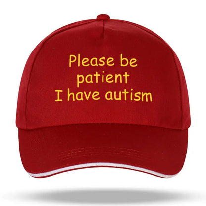 Please Be Patient I Have Autism Cap Baseball Cap