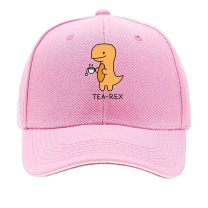 Tea Rex Dinosaur Tea Time Baseball Cap