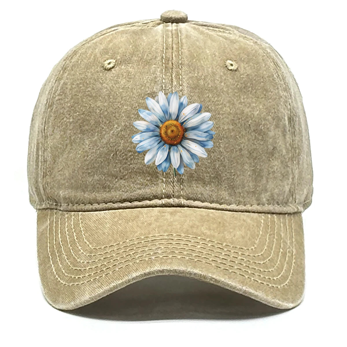 Flower Print Snapback Baseball Cap Flower Hat