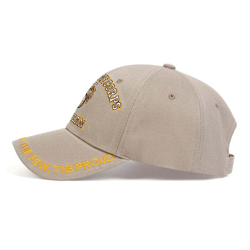 U.S. MARINE CORPS VETERAN Letter Embroidery Baseball Caps Spring And Autumn Unisex