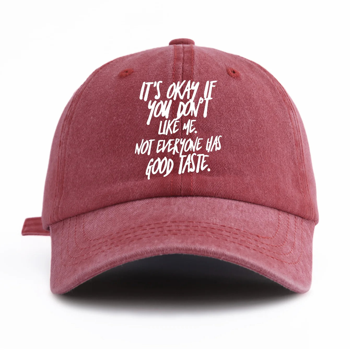 IT'S OK Print Washed Baseball Cap For Adults