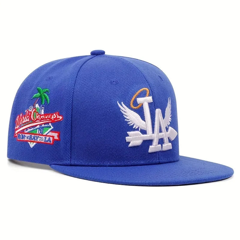 Snapback Caps Los Angeles LA Embroidery Angel Wings Hip Hop Caps