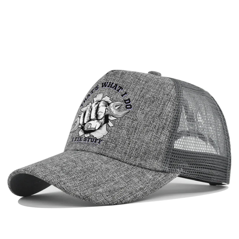 New Fashion Spring Summer Printed Mesh Breathable Baseball Cap
