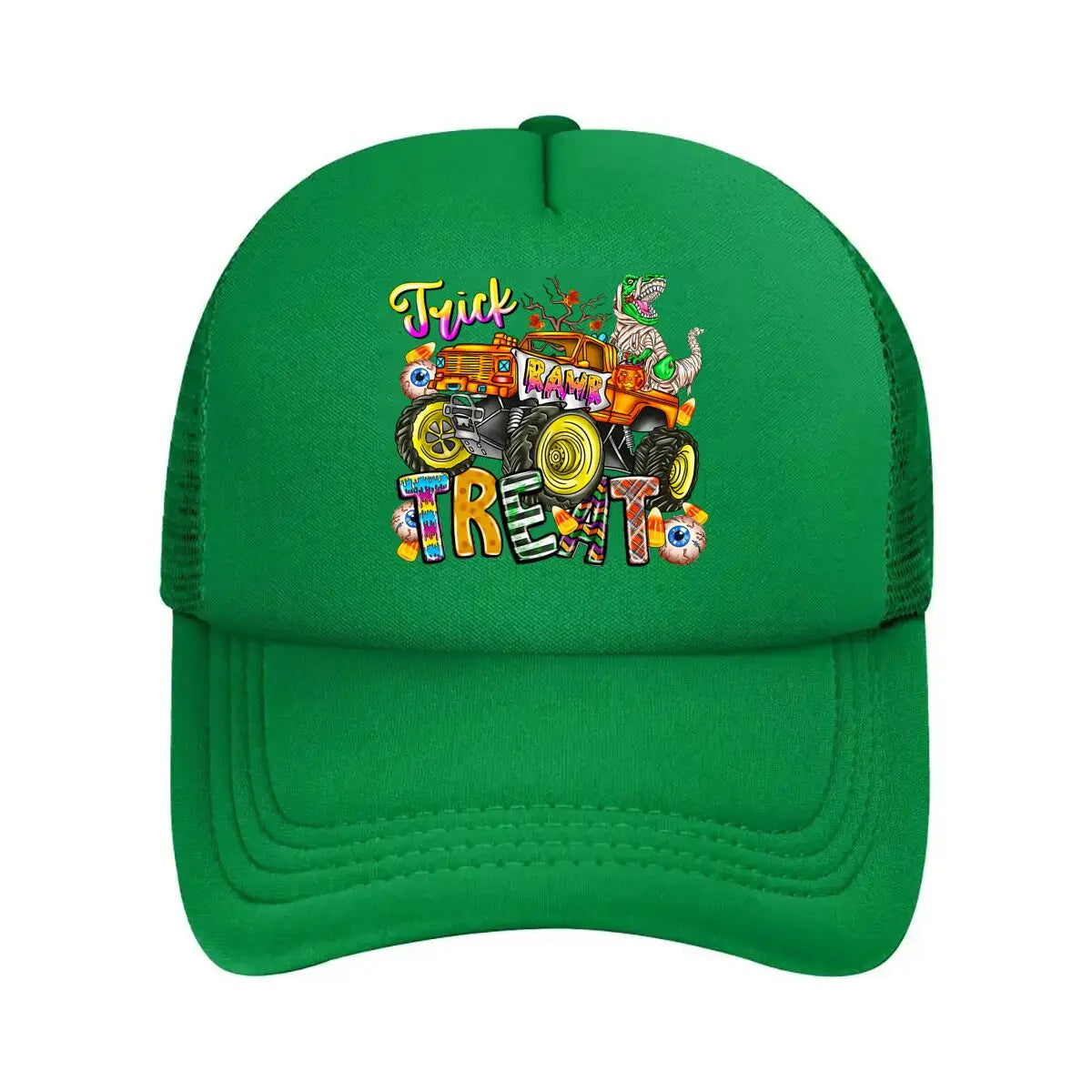 Halloween Monster Dinosaur 2026 Mesh Baseball Cap