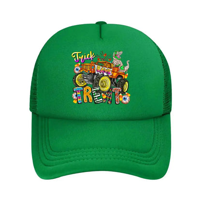 Halloween Monster Dinosaur 2026 Mesh Baseball Cap