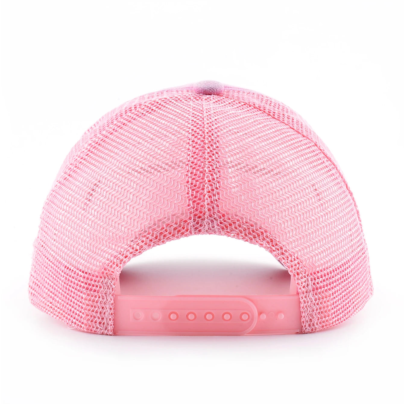 Washed Denim Pink Baseball Cap Women Men