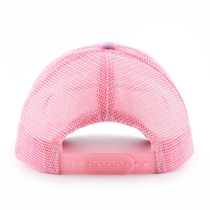 Washed Denim Pink Baseball Cap Women Men
