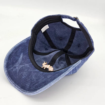 Embroidered Camel Cotton Baseball Caps Vintage Men Women