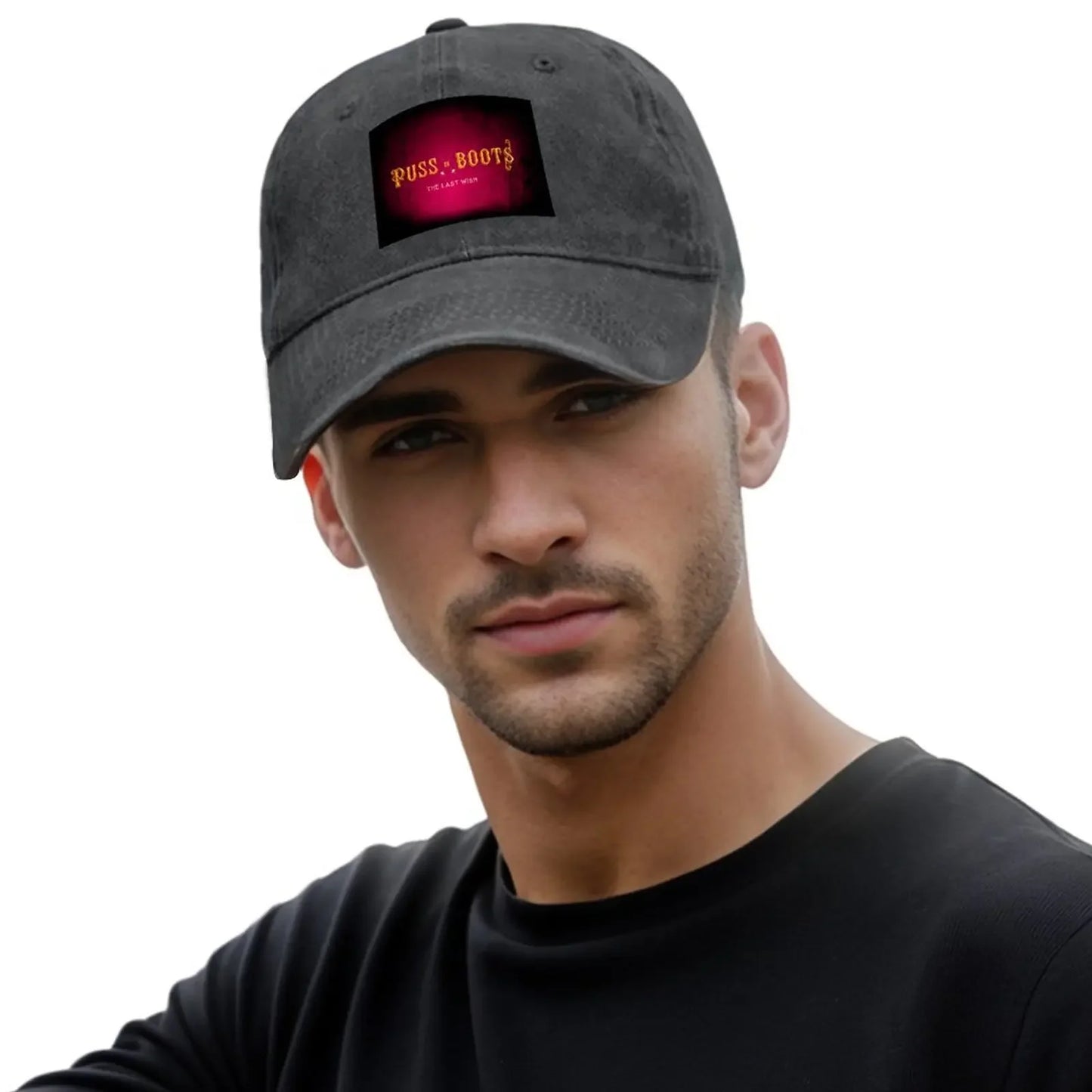 New Puss in Boots The Last Wish Movie logo Baseball Cap
