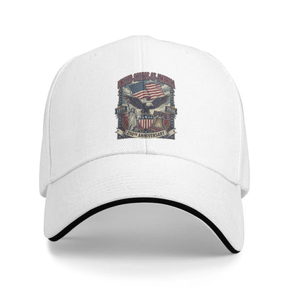 America 250th Anniversary Flag Eagle Liberty USA 250 Year Baseball Cap