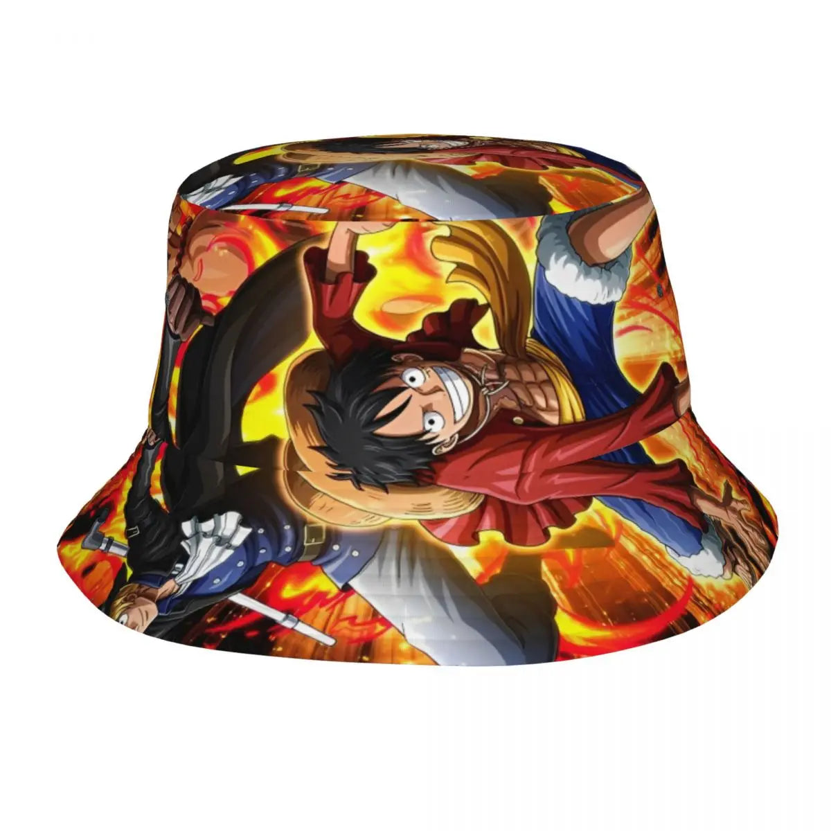 Unisex Bucket Hats One Piece Luffy Japanese Anime
