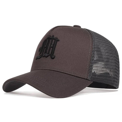 Unisex Personality M Letter Embroidery Baseball Caps