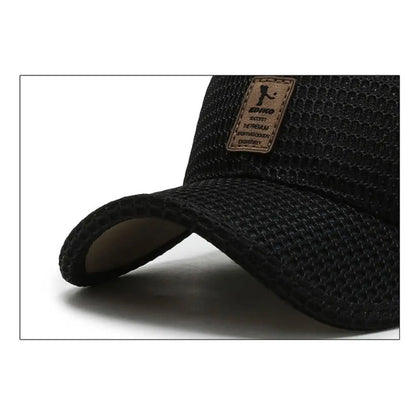 Full Mesh Sun Protection Caps Adjustable Quick Dry Summer Baseball Cap