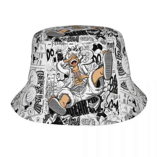 Unisex Bucket Hats One Piece Luffy Japanese Anime