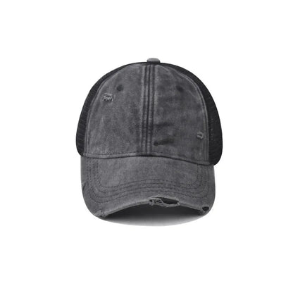 Baseball Cap Made Old Ripped Light Board Caps Men Women